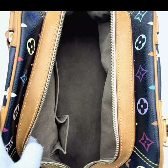 Louis Vuitton Hand Bag Claudia Black Monogram Multicolor CE0142 - Picture 13 of 16